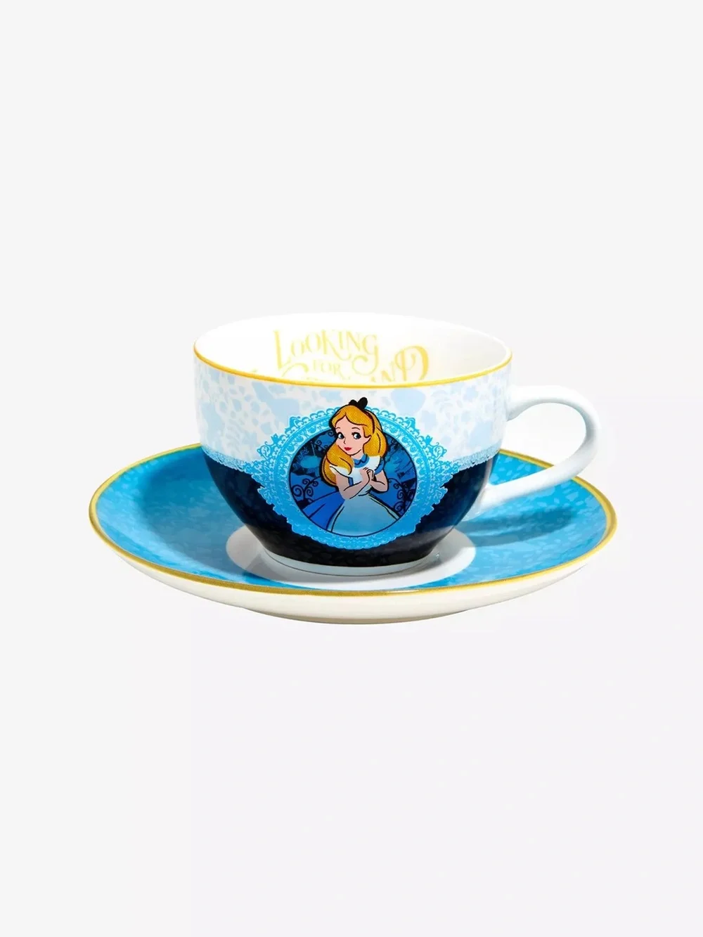 Disney Alice In Wonderland 4 piece Tea Cup Set